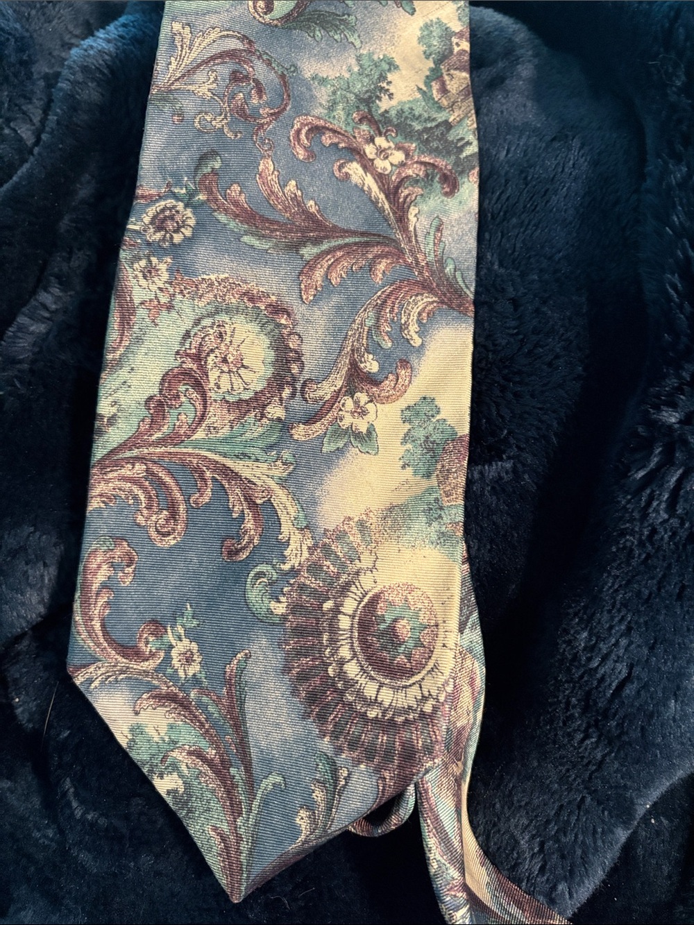 Classic Vintage Silk Tie by Graham & Lockwood England